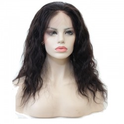 360° Circular Band Lace  Frontal Closure Hair Extensions, Body Wave, Colour #1B (Off Black), Made With Remy Indian Human Hair