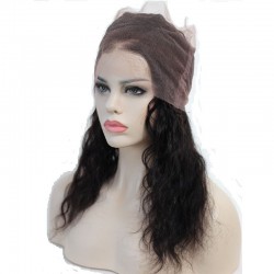 360° Circular Band Lace  Frontal Closure Hair Extensions, Body Wave, Colour #1B (Off Black), Made With Remy Indian Human Hair