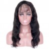 360° Circular Band Lace  Frontal Closure Hair Extensions, Body Wave, Colour #1 (Jet Black), Made With Remy Indian Human Hair