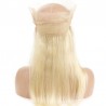 360° Circular Band Lace Frontal Closure Hair Extensions, Colour #22 (Light Pale Blonde), Made With Remy Indian Human Hair