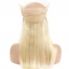 360° Circular Band Lace  Frontal Closure Hair Extensions, Colour #22 (Light Pale Blonde), Made With Remy Indian Human Hair