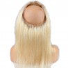 360° Circular Band Lace  Frontal Closure Hair Extensions, Colour #24 (Golden Blonde), Made With Remy Indian Human Hair