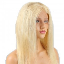 360° Circular Band Lace  Frontal Closure Hair Extensions, Colour #24 (Golden Blonde), Made With Remy Indian Human Hair