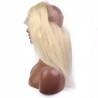 360° Circular Band Lace Frontal Closure Hair Extensions, Colour #60 (Lightest Blonde), Made With Remy Indian Human Hair