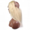 360° Circular Band Lace  Frontal Closure Hair Extensions, Colour #60 (Lightest Blonde), Made With Remy Indian Human Hair