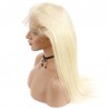 360° Circular Band Lace  Frontal Closure Hair Extensions, Colour #613 (Platinum Blonde), Made With Remy Indian Human Hair