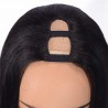 U-Part Wig, Color #1B (Off Black), Made With Remy Indian Human Hair
