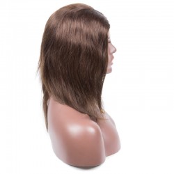 U-Part Wig, Color #4 (Dark Brown), Made With Remy Indian Human Hair