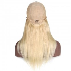 U-Part Wig, Color #60 (Lightest Blonde), Made With Remy Indian Human Hair