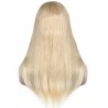 U-Part Wig, Color #613 (Platinum Blonde), Made With Remy Indian Human Hair