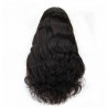 U-Part Wig, Body Wave, Color #1B (Off Black), Made With Remy Indian Human Hair