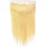 Lace Frontal Closure (13x4) Hair Extensions, Colour #22 (Light Pale Blonde), Made With Remy Indian Human Hair