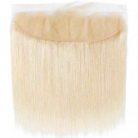 Lace Frontal Closure (13x4) Hair Extensions, Colour #60 (Lightest Blonde), Made With Remy Indian Human Hair