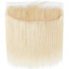Lace Frontal Closure (13x4) Hair Extensions, Colour #60 (Lightest Blonde), Made With Remy Indian Human Hair