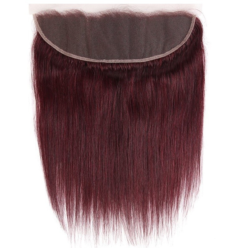 Lace Frontal Closure (13" x 4"), Colour 99j (Burgundy)