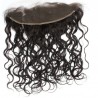 Lace Frontal Closure (13x4) Hair Extensions, Loose Wavy, Colour #1B (Off Black), Made With Remy Indian Human Hair