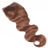 Top Closure Hair Extensions, Free Part, Body Wave, Colour #8 (Chestnut Brown), Made With Remy Indian Human Hair