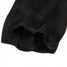 Micro Ring Weft Hair Extensions, Colour #1 (Jet Black), Made With Remy Indian Human Hair