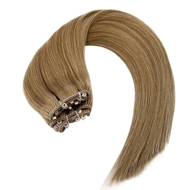Micro Ring Weft Hair Extensions, Colour #10 (Golden Brown)