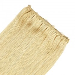 Micro Ring Weft Hair Extensions, Colour #22 (Light Pale Blonde), Made With Remy Indian Human Hair