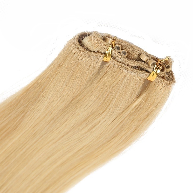 Micro Ring Weft Hair Extensions, Colour #24 (Golden Blonde),