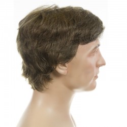 Men’s Wig - Toupee, Ultra-Thin Skin Base 0.03mm, Color #6 (Medium Brown), Made With Remy Indian Human Hair
