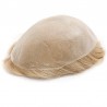 Men’s Wig - Toupee, Ultra-Thin Skin Base 0.03mm, Color #22 (Light Blonde), Made With Remy Indian Human Hair