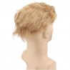 Men’s Wig - Toupee, Super-Thin Skin Base 0.08mm, Color #22 (Light Blonde), Made With Remy Indian Human Hair