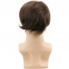 Men’s Wig - Toupee, Full Swiss Lace Base, Color #4 (Dark Brown), Made With Remy Indian Human Hair