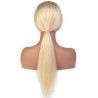 Full Lace Wig, Long Length, Color #22 (Light Pale Blonde), Made With Remy Indian Human Hair
