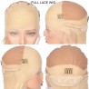 Full Lace Wig, Long Length, Color #60 (Lightest Blonde), Made With Remy Indian Human Hair