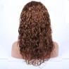Lace Front Wig, Long Length, Curly, Color #30 (Dark Auburn), Made With Remy Indian Human Hair