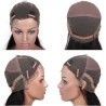 Full Lace Wig, Short Length, 8", Color #4 (Dark Brown), Made With Remy Indian Human Hair