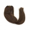 Weave, Straight, Color #2 (Darkest Brown), Made With Remy Indian Human Hair