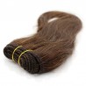 Weave, Straight, Color #4 (Dark Brown), Made With Remy Indian Human Hair