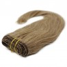 Weave, Straight, Color #10 (Golden Brown), Made With Remy Indian Human Hair