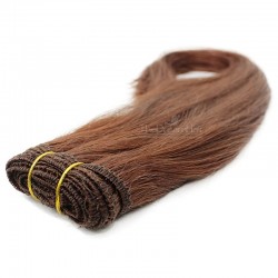 Weave, Straight, Color #33 (Auburn), Made With Remy Indian Human Hair