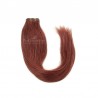 Weave, Straight, Color #35 (Red Rust), Made With Remy Indian Human Hair