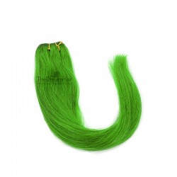 Weave, Straight, Color Green, Made With Remy Indian Human Hair