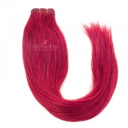 Weave, Straight, Color Pink, Made With Remy Indian Human Hair