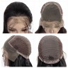 Lace Front Wig, Medium Length, Color #2 (Darkest Brown), Made With Remy Indian Human Hair