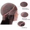 Lace Front Wig, Long Length, Color #2 (Darkest Brown), Made With Remy Indian Human Hair