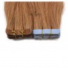Tape-in Hair Extensions, Color #27 (Honey Blonde), Made With Remy Indian Human Hair