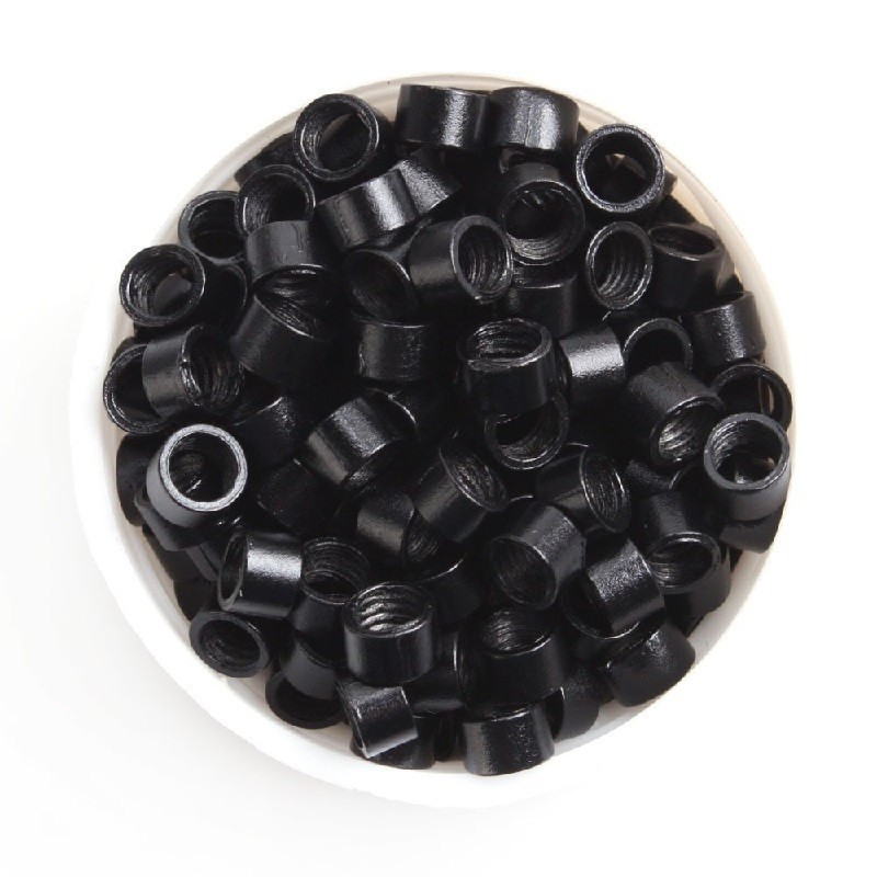Micro Ring/Bead with Screw-Line Inside For Micro Ring Hair Extensions