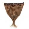 One Piece of Triple Weft, Extra Large And Thick, Clip in Hair Extensions, Color 6 (Medium Brown)