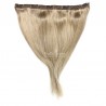 One Piece of Triple Weft "Extra-Large", Clip in Hair Extensions, Color #18 (Light Ash Blonde), Made With Remy Indian Human Hair