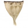 One Piece of Triple Weft "Extra-Large", Clip in Hair Extensions, Color #24 (Golden Blonde), Made With Remy Indian Human Hair
