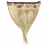 One Piece of Triple Weft "Extra-Large", Clip in Hair Extensions, Color #24 (Golden Blonde), Made With Remy Indian Human Hair