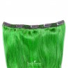 One Piece of Triple Weft, Extra Large And Thick, Clip in Hair Extensions, Color #Green