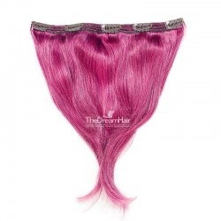One Piece of Triple Weft, Extra Large And Thick, Clip in Hair Extensions, Color #Pink